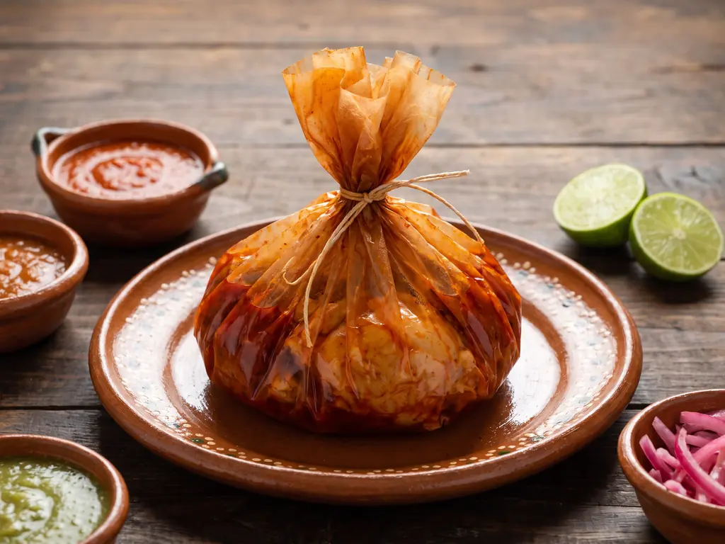 Mixiote de Pollo Estilo Hidalgo